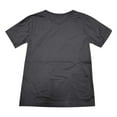 thumbnail image 3 of Landzoo One Women's Fashion Deep V Neck Short Sleeve Top Solid Color Casual Loose Basic T Shirt Beautiful Basic Women's T-Shirts, 3 of 5