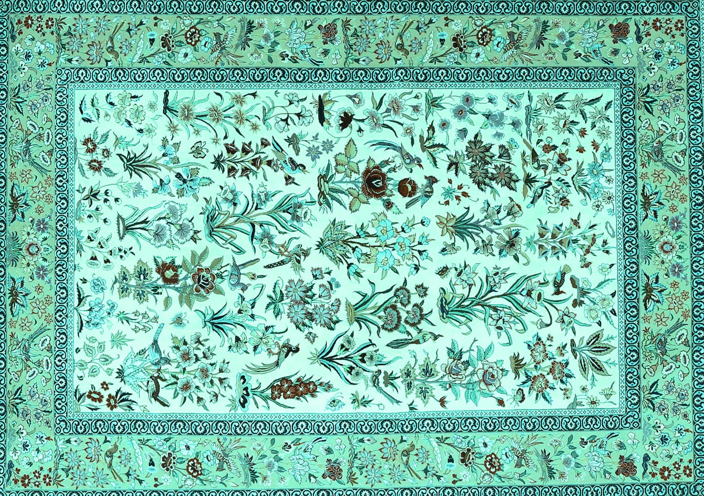 Ahgly Company Machine Washable Indoor Rectangle Persian Turquoise Blue ahgly-company-machine-washable-indoor-rectangle-persian-turquoise-blue