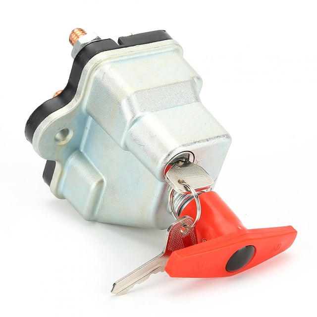 Yctze Interruptor de desconexión de la batería Aislador de energía Interruptor principal de desconexión Interruptor de desconexión principal Encendido y apagado de la batería del automóvil Desconexi EOTVIA No