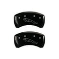 thumbnail image 2 of MGP 4 Caliper Covers Engraved Front &amp; Rear Leaper Black finish silver ch, 2 of 4