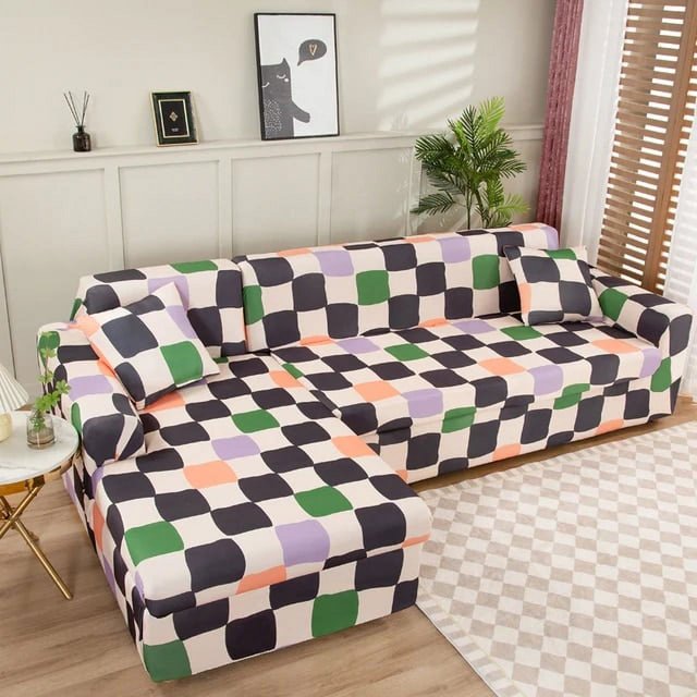 Sectional Sofa Covers Stretch Couch Slipcovers for L Shape Sectional Couch Chaise Sofa Furniture Protector Covers