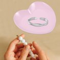 thumbnail image 2 of Miangastore Metal Storage Tray Luxurious Jewelry Dish Heart Shaped Rings Plate Jewelry Display Tray, 2 of 9