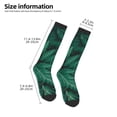 thumbnail image 2 of Sikiie Green Leave Fern Knee Socks, High Socks Long Stretchy Sock Women Knee High Stocking, Long Socks for Women, 2 of 6