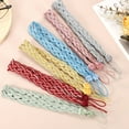 thumbnail image 5 of Uxcell 4 Pcs Curtain Tiebacks, 58cm/23 Braided Drapery Holdback Holder Curtain Ties Holdbacks Elegant Window Rope Tie Back, Pale Pink, 5 of 7
