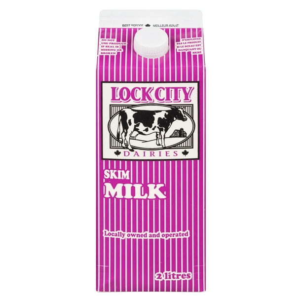 Lock City Dairies, 2L Skim Milk, 2L Skim Milk Walmart.ca