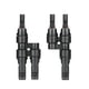 thumbnail image 5 of Conector,1 par de conectores de rama Y Adaptador de panel de energía solar 1 macho a 2 hembra (MFF) TOMSHOO 1 par, 5 of 7