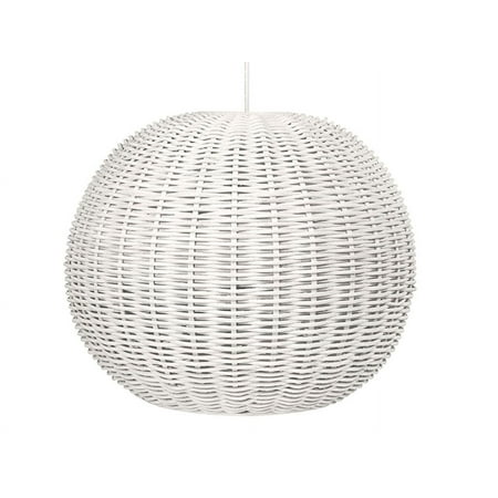 

Kouboo Wicker Ball Pendant Lamp Palau Continuous Weave Wicker Ball Pendant Lamp Outdoor Ball Pendant Lamp White