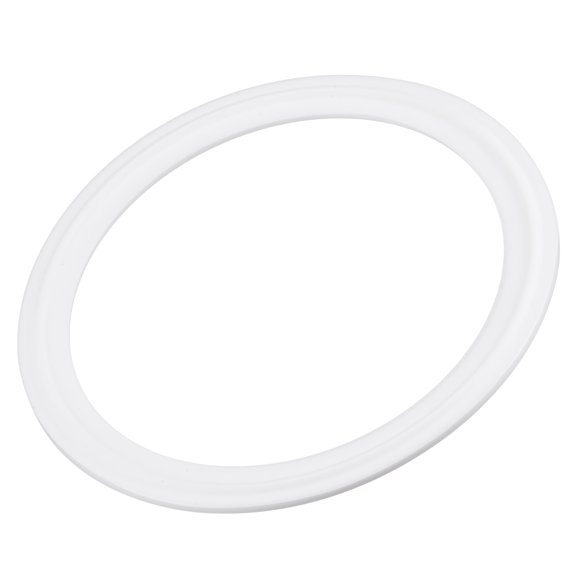 Unique Bargains 3.5' PTFE Gasket Flange O-Ring for Vacuum Clamp White