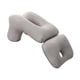 thumbnail image 4 of Almohada para la siesta, almohada boca abajo, reposacabezas, cojín versátil, almohadilla lumbar portátil Gris, 4 of 9
