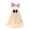 Pink, variant on Red Bow Fabric Ghost Tabletop Decor 20 Inch, Light Up Cute Ghost Statue Weatherproof, Indoor Outdoor Porch Yard Desktop Halloween Party Ornament
