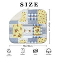 thumbnail image 4 of Pioneer Flower Floral Print Pattern Dish Drying Mat for Kitchen 1 Pack, Ultra Absorbent Microfiber Dishes Drainer Mats,16"x18", 4 of 6