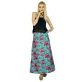 thumbnail image 6 of Bimba Floral Reversible A-Line Skirt Chic Style Indian Clothing Retro Maxi, 6 of 6