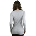 thumbnail image 2 of ToBeInStyle Women's Long Sleeve Round Crew Neck T-Shirt, 2 of 3
