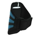 thumbnail image 4 of Sports Armband Case Pouch for Asus PadFone X, AMAZON Fire phone, COOLPAD Defiant, Catalyst, Quattro 4G - Black (with Baby Blue Mess Ports), 4 of 5
