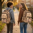 thumbnail image 3 of HUIACONG Adorable Capybara Backpack, Lightweight Casual School Bookbag for Kids 9-12, Water Resistant with Padded Straps for Daily Use, 3 of 7