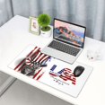 thumbnail image 4 of Kdxio Patriotic Skull Art Print Large Gaming Mouse Pad,Non-Slip Base,Water Resist Keyboard Pad for Gamer,Office & Home,29.5 x 15.8 in, 4 of 6