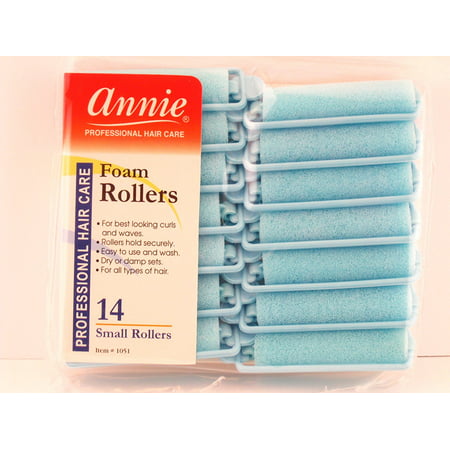 Foam Rollers (Color) Size: Small, For Best Looking Curls & Waves By Annie Ship from (Best Rollers For Thin Hair)