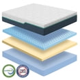 thumbnail image 4 of Boyd Sleep Nautica Home Invigorate 10" Medium-Plush Cooling Gel Memory Foam Mattress Twin XL, 4 of 5