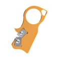 thumbnail image 3 of Tnarru Manual Knife Sharpener Kitchen Knife Accessories Handheld Ergonomic Lightweight Portable Versatile Aluminum Alloy for Kitchen Gold, 3 of 8