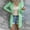 Green, variant on Babysbule Womens Cardigans Fashion Women Solid Loose Long Sleeve Cardigan Coat Blouse Women's Top Blouse