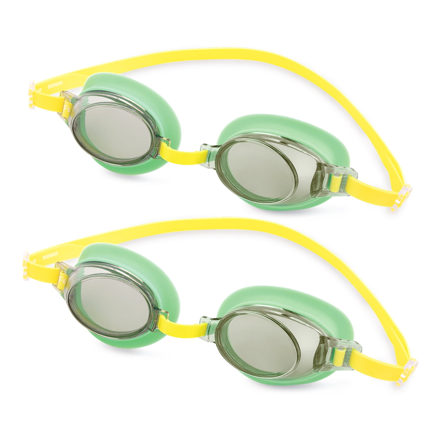 Funsicle 3D Fun QuickSet Above Ground Swimming Pool – with 2 Pairs of Goggles, 8' x 30", Round, Transparent