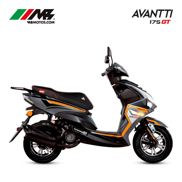Motocicleta Automática MB Motos Avantti 175cc Gris 2025