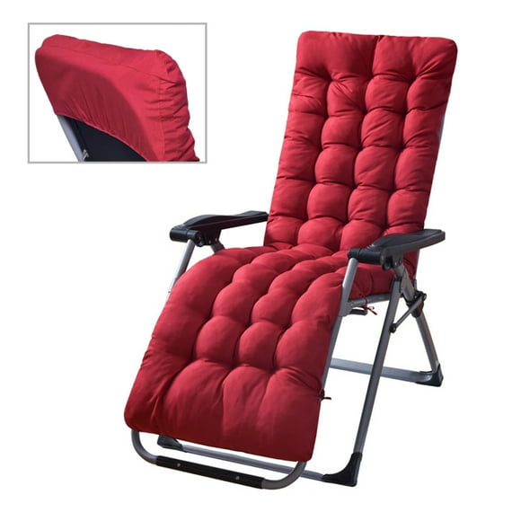 Patio Chaise Lounge Cushions Sun Lounger Cushions Pad Lounge Chair Cushion For Travel Holiday Indoor Outdoor