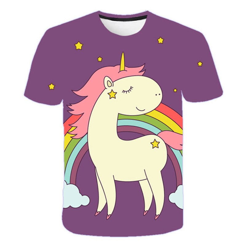 T Shirt licorne pour enfants enfants pour garcons filles enfants licorne mignon chemises enfant bebe bambin dessin anime t shirt hauts vetements Walmart