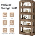 thumbnail image 6 of 70.9-Inch Tall Industrial 5-Tier Bookshelf, Open Shelf Storage Unit for Home Office, Living Room, Bedroom - Multi-Purpose Shelving, 6 of 7