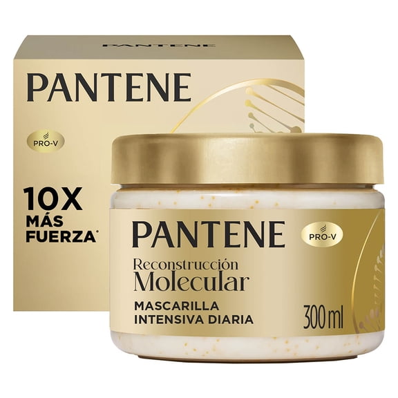 Mascarilla Intensiva Pantene Reconstrucción Molecular, Cabello muy Dañado y Débil 300 ml