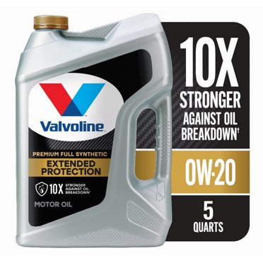 Valvoline Advanced Full Synthetic 0W-20 Motor Oil 5 QT - API SP, GF-6A, Dexos 1 Gen 3