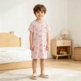 thumbnail image 5 of IFNWSV Girls Short Sleeve Summer Sleepwear Dresses Crew Neck A Line Cotton Nightgown Lightweight Pajama Dress Multicolor 3-4 Years, 5 of 5