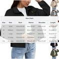 thumbnail image 3 of Wensltd Women Solid Color Short Coat Long Sleeve Button Down Outerwear with Pockets Fall Winter Warm Casual Fashion Tops for Women, 3 of 5