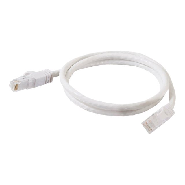 C2G 3ft Cat6 Snagless Unshielded (UTP) Ethernet Network Patch Cable - White - Patch cable - RJ-45 (M) to RJ-45 (M) - 3 ft - CAT 6 - molded, snagless, stranded - white