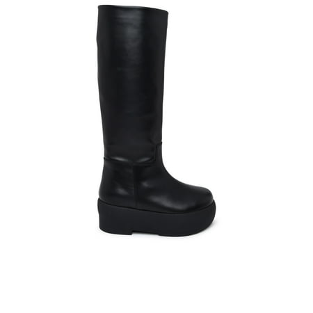 

Gia Borghini Woman Black Leather Blend Gia 16 Boots