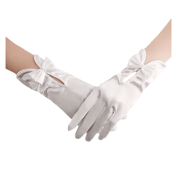 Women Short Gloves for Wedding Bridal Party Gloves for Bride Wedding Accessories