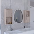 thumbnail image 2 of TUHOME Oba Medicine Cabinet Beige Engineered Wood, 2 of 6