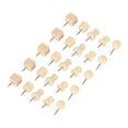 thumbnail image 4 of Wood Pushpins, Easy Removal Wooden Push Pin Sturdy Durable 30 Pieces Cute Design With Box For Map For Corkboard For Photo, 4 of 8