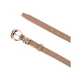 thumbnail image 2 of CTM Skinny Leather Dress Belt with Keeper Detail (Women), 2 of 4