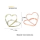 thumbnail image 3 of Tholdsy 10 Uds. De Clips para de comedor, soportes de tarjetas de doble capa con corazón de Metal, soporte para manualidades con mensajes de cartulina Oro rosa, 3 of 6