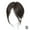 Brownish black, variant on XINYUAN French Bang Wig Wig Piece Natural Traceless Bangs Light Thin Hair Piece M9R X3R6