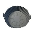 thumbnail image 1 of Doublure Réutilisable pour Friteuse à Air Chaud, Casserole en Silicone pour Friteuse à Air, Nettoyage Facile, Doublure Ronde en Silicone de Remplacement pour Friteuse à Air de 3 L à 5 L, 1 of 8