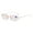 White, variant on White Rimless Anti-Blue Light Reading Glasses Sunglasses for Women Fashion Readers Frameless Gradient Pink Lenses Metal Presbyopia Glasses +1.50