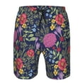 thumbnail image 4 of Naloa Floral Men's Beach Shorts, Surfing shorts, Swim trunks, Quick Dry Swim Trunks for Surfing Beach Fun - Small, 4 of 9
