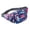 BU2, variant on Fanny Pack for Women and Men Multiple Zipper Camo Waist Bags Adjustable Strap Chest Bag for Travel Hiking Camping Blue