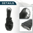 thumbnail image 4 of Perilla de cambio de marchas Unique Bargains con cubierta, perilla de cambio manual de 5 velocidades para Renault Clio III 2005-2012, plástico, 4 of 6