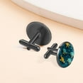 thumbnail image 6 of Turtle Men's Stainless Steel Shirt Cufflink Set - Suitable for Formal Attire - for Weddings and Business Meetings, 6 of 6