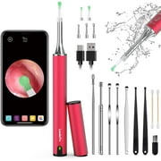LeaderPro Ear Wax Removal Kit with 1296P Camera 6 Led Lights