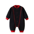 thumbnail image 1 of WEAIXIMIUNG Jean Jumpsuits Girls&Boy Long Sleeve Pullover Romper Sweatshirt Bodysuits Romper, 1 of 3