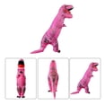 thumbnail image 4 of Traje inflable divertido de dinosaurio de Halloween Tyrannosaurus Rex Traje inflable de dinosaurio musculoso para montar, 4 of 5